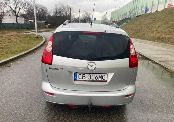 Mazda 5 cena 8000 przebieg: 217000, rok produkcji 2005 z Warszawa małe 67